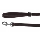 Ace Comfy Matching Leather Lead with PADDED Leather Handle ~ length 44" ::BROWN::
